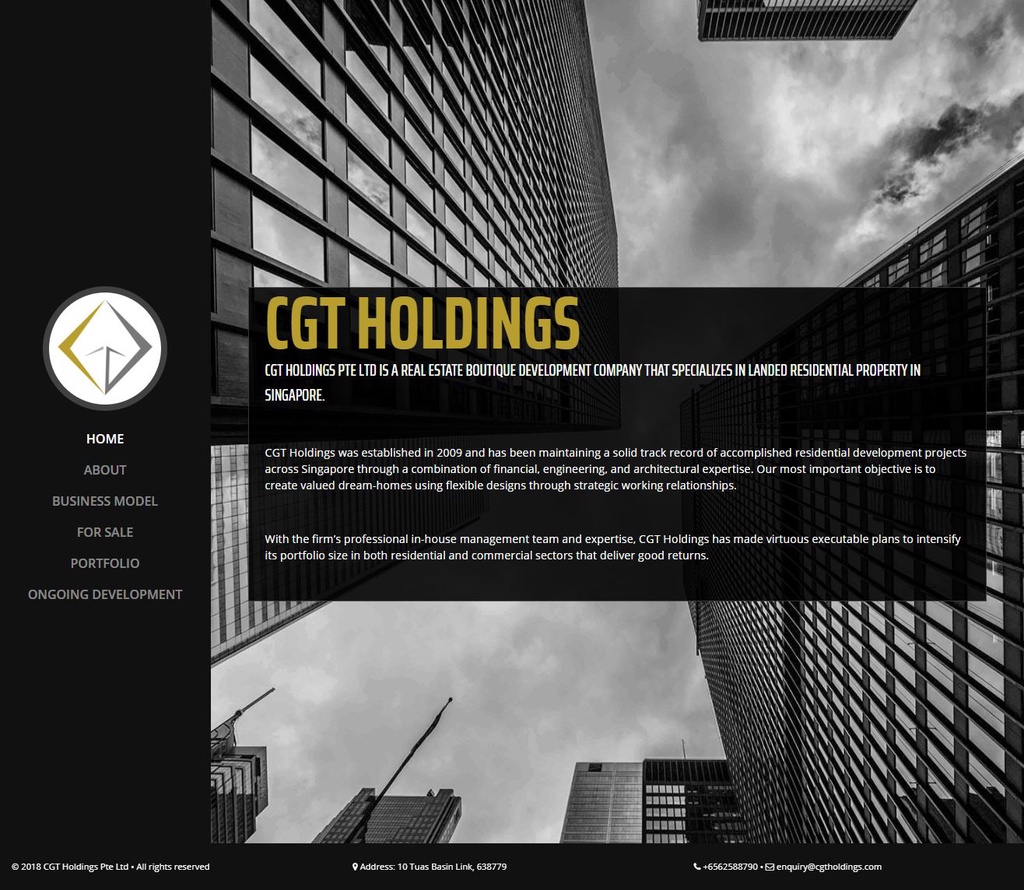 CGT Holdings Homepage